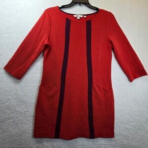 Boden Anita Ottoman Ribbed‎ Dress Womens 6P Tunic Preppy Career Academia Twee